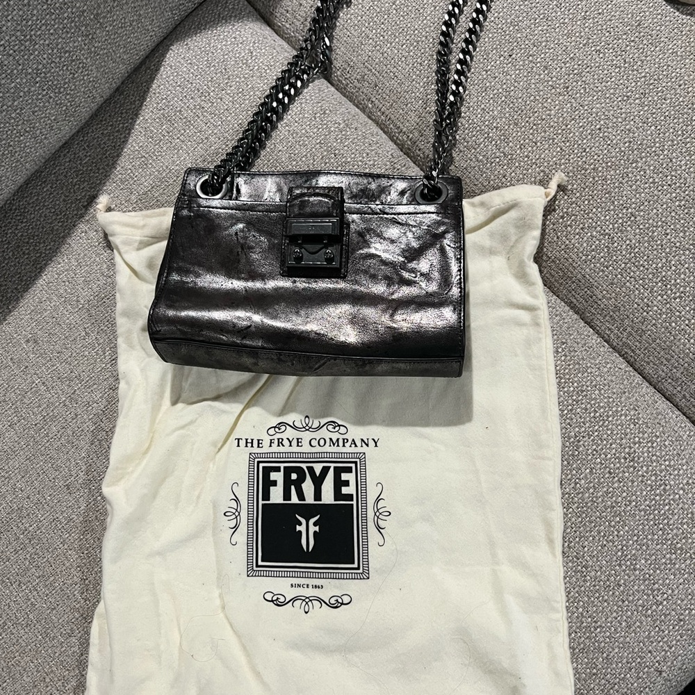 Frye Black Chain Shoulder Bag